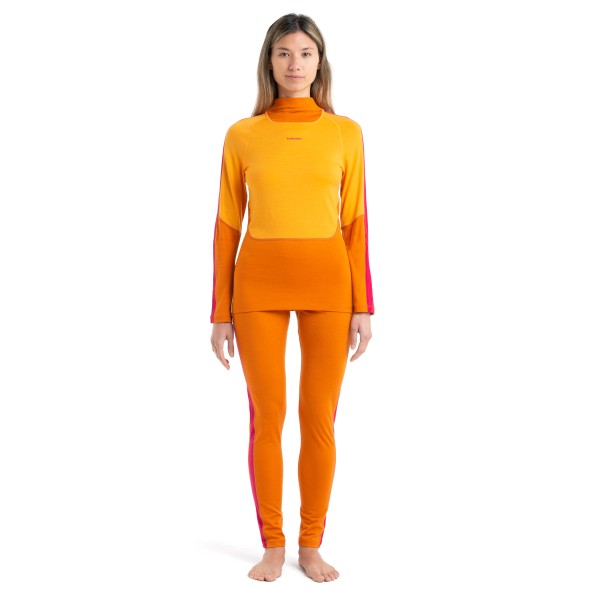 Icebreaker - Women's 200 Oasis Sonebula L/S High Neck - Merinounterwäsche