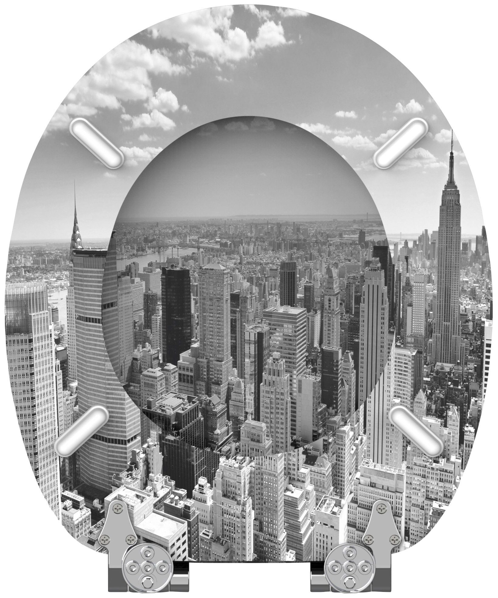 Sanilo WC-Sitz Skyline New York, mit Absenkautomatik