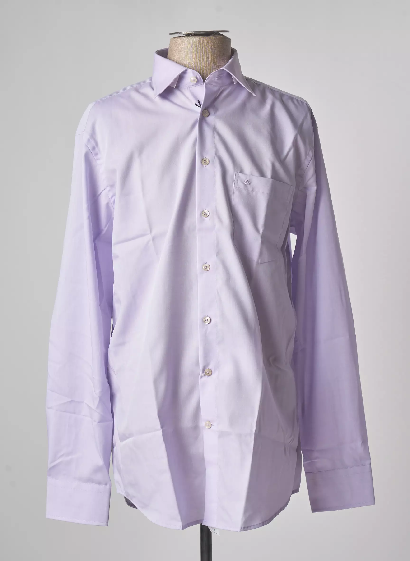 Seiden Sticker Manches Longues Homme couleur violet