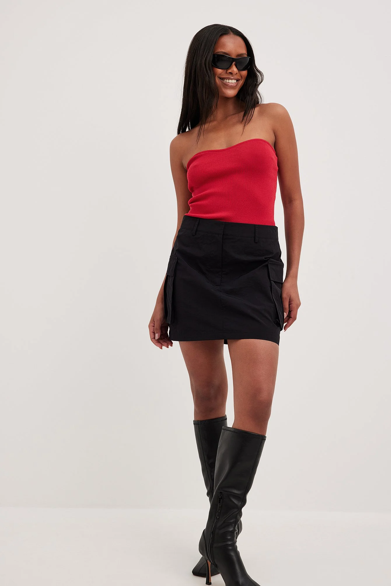 Tube-Top aus Feinstrick