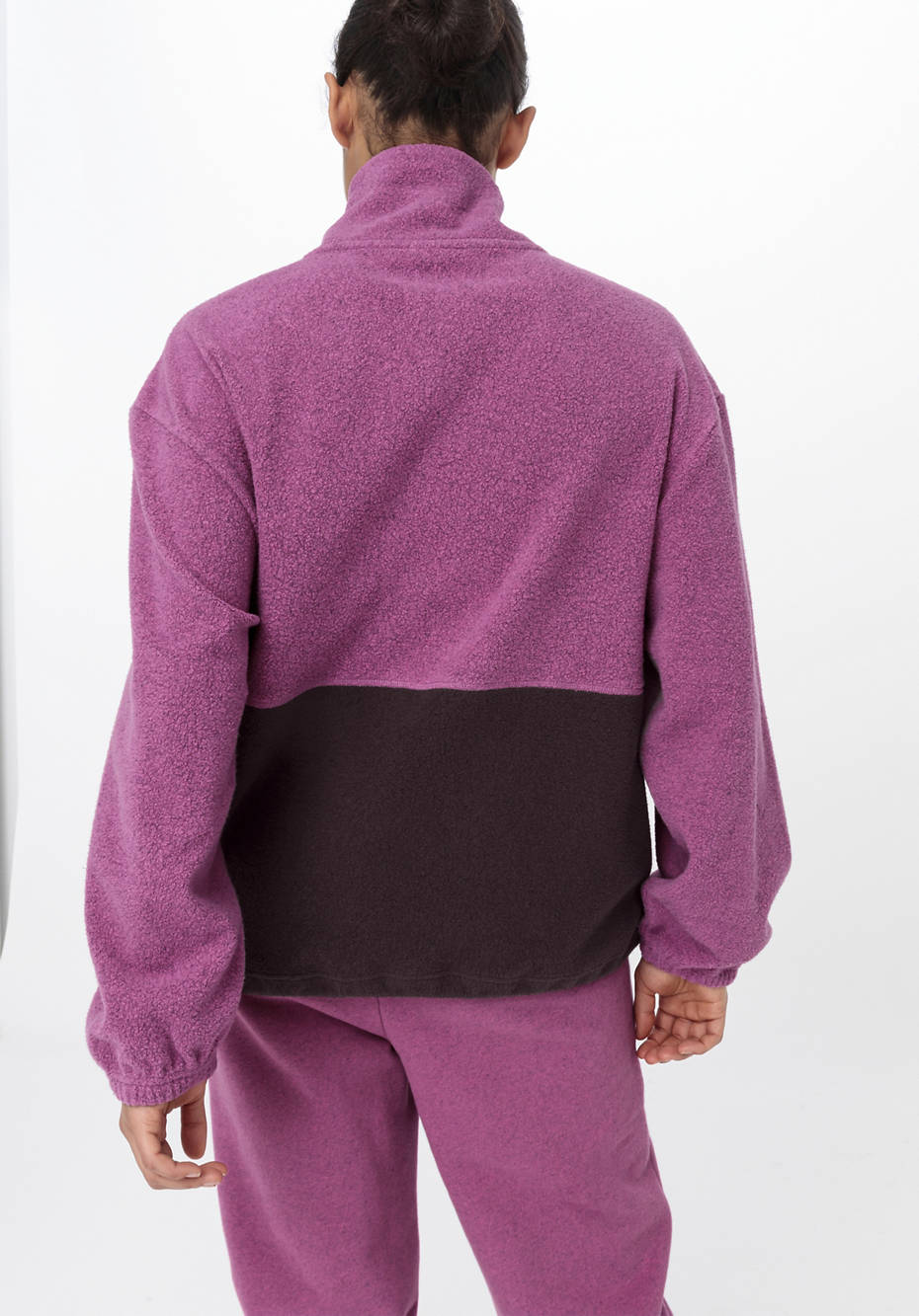 BetteRecycling Fleecejacke aus reiner Bio-Baumwolle