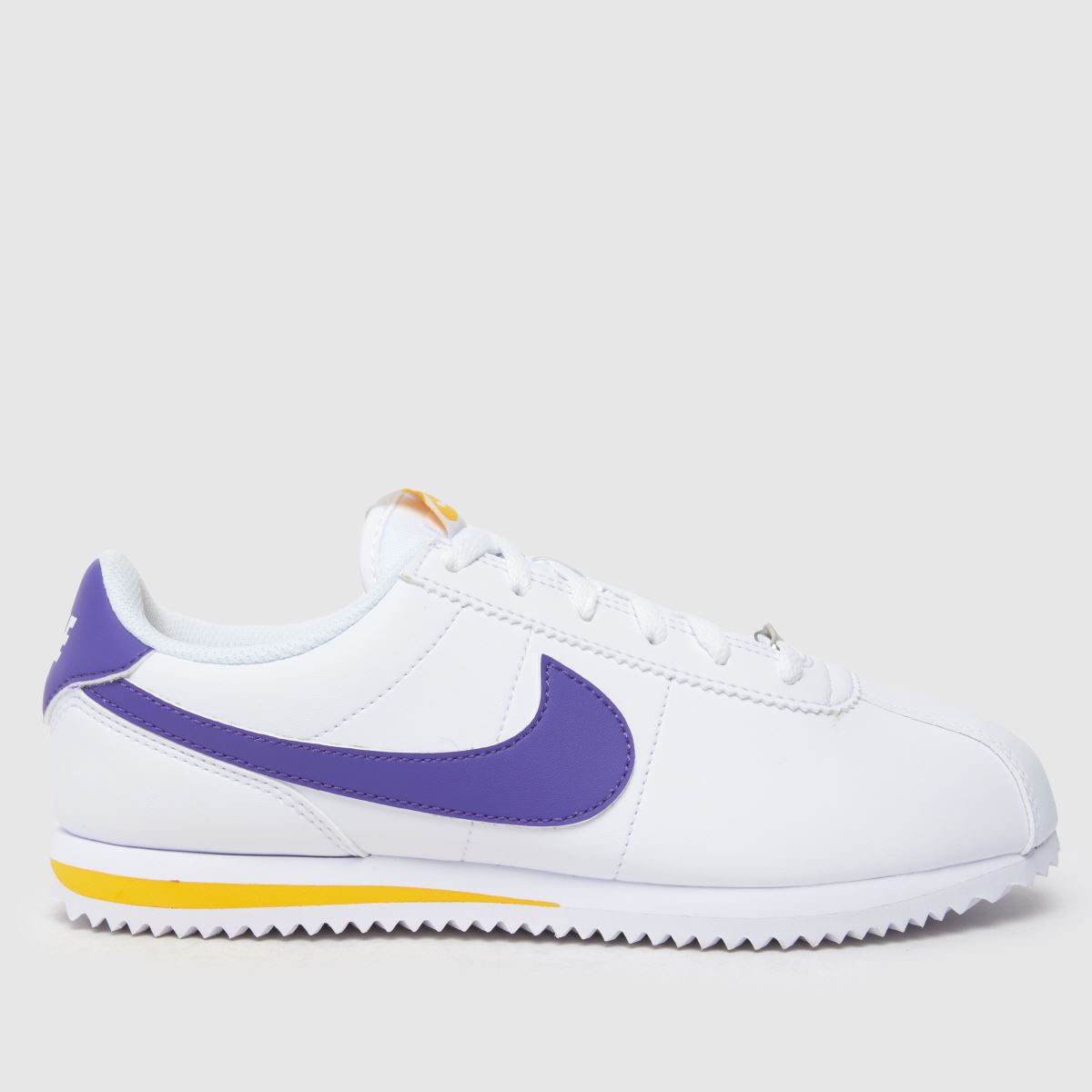 Nike fehér és lila Cortez lányka edzőcipők