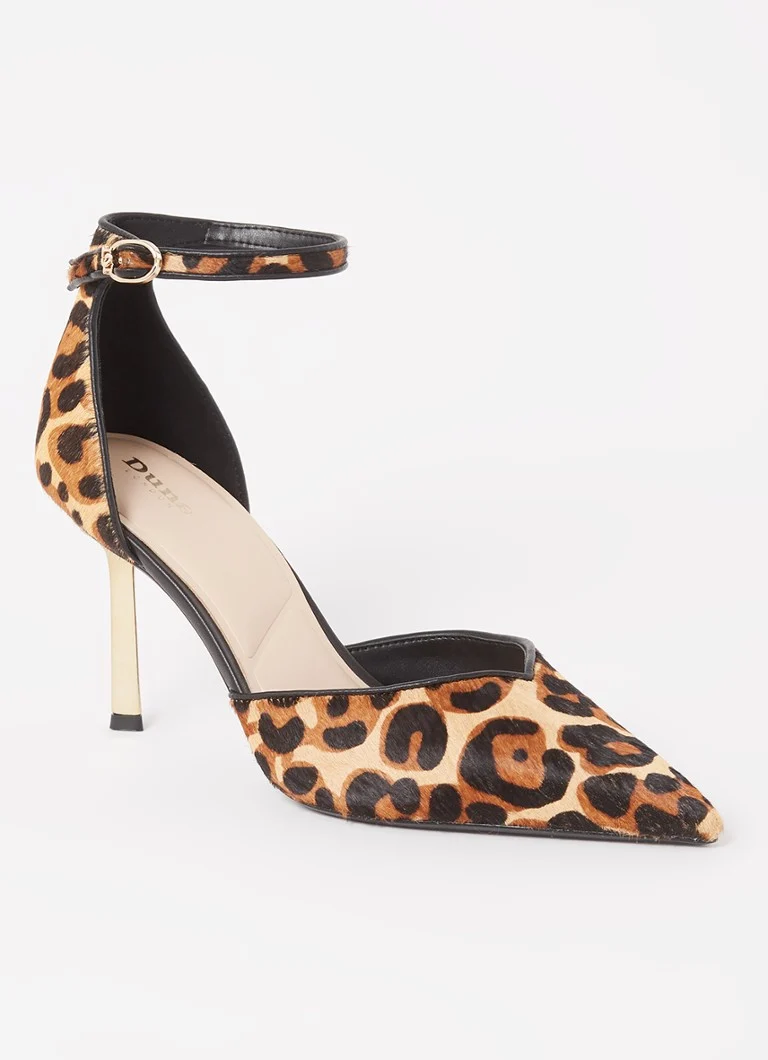 Dune London Colly skinnpumps med krokodilletekstur