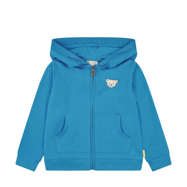 Sweatjacke, mittelblau für Jungs