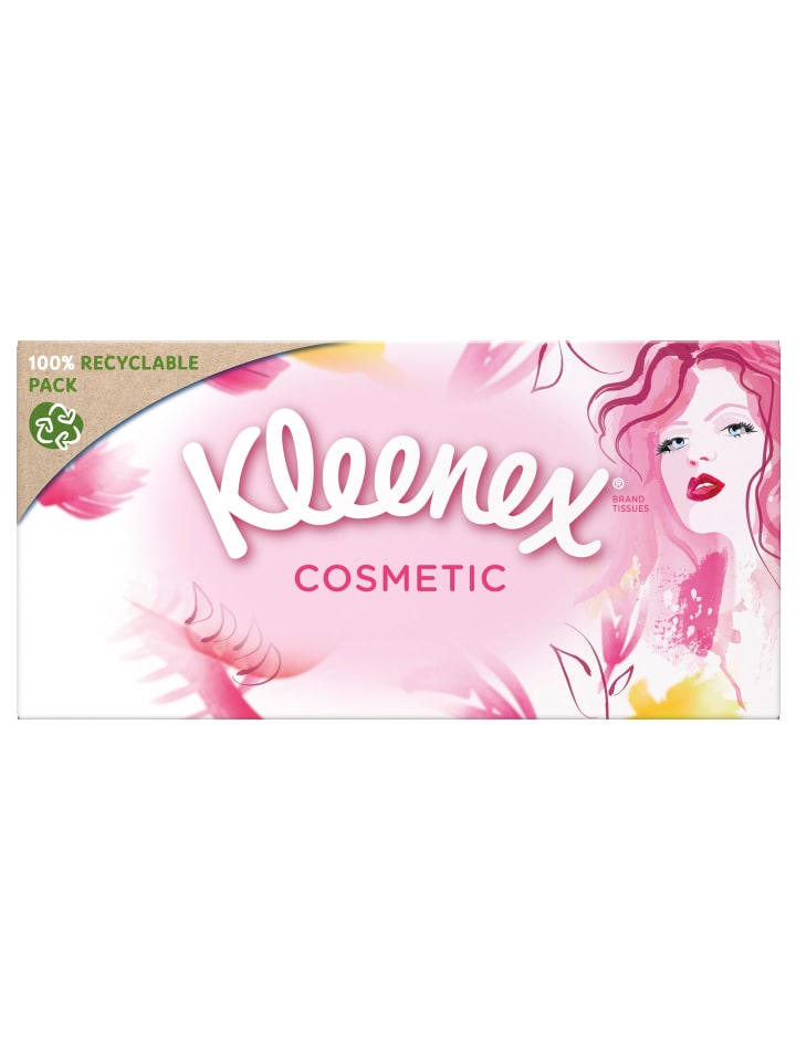 Kleenex Cosmetic Kosmetiktücher-Box Taschentücher extra-weich 3-lagig 24 x 80 Stk günstig kaufen onesize