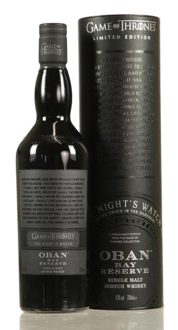 Oban Bay Reserve The Night's Watch - Game of Thrones 0,7 l·43 % vol