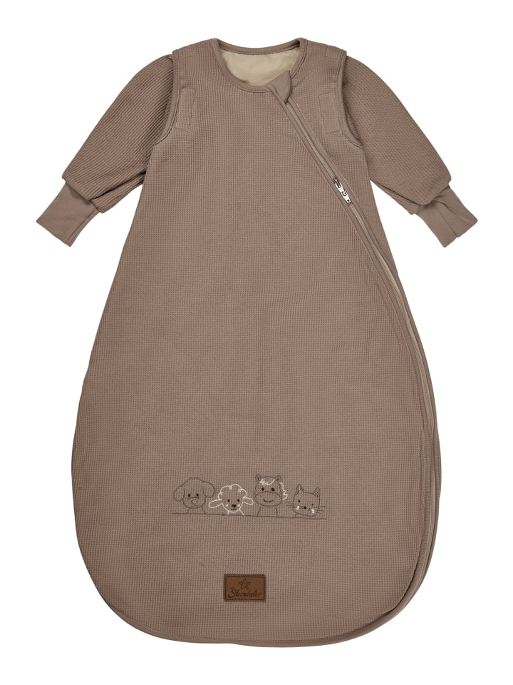Sterntaler Schlafsack mit Armen 100cm Bauernhof in sand günstig kaufen 100 cm