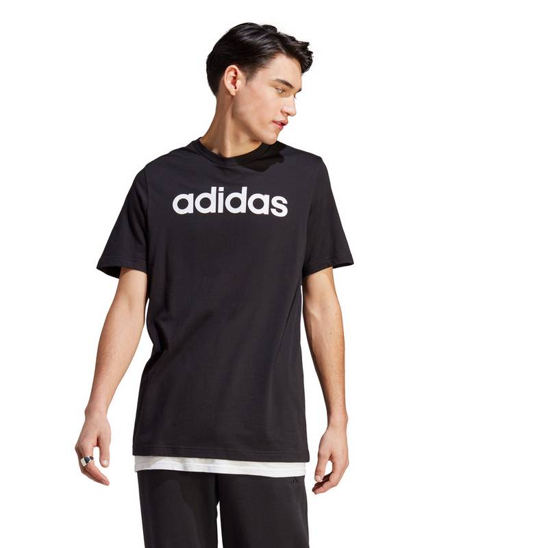 adidas ESSENTIALS LINEAR EMBROIDERED LOGO T-Shirt Herren