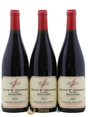 Nuits Saint-Georges 1er Cru Roncière Jean Grivot  2021 - Lot de 3 Bouteilles