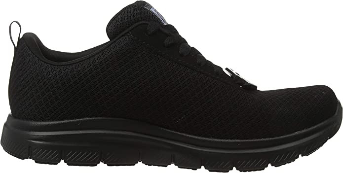SKECHERS Freizeit Schnürer schwarz FLEX ADVANTAGE SR -