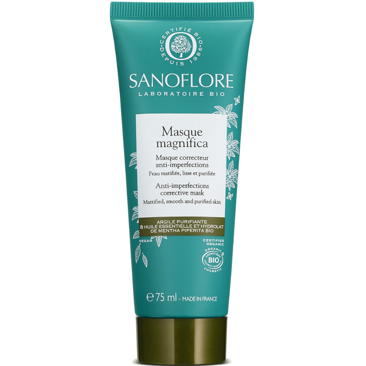 Sanoflore Masque Magnifica Argile Purifiante 75 ml