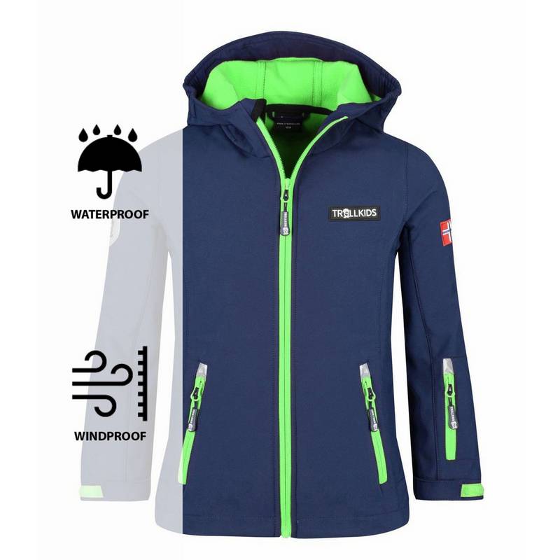 Trollkids Oslofjord Softshelljacke Kinder