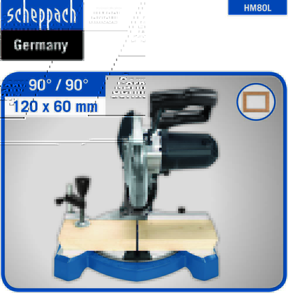 Scheppach Kapp- und Gehrungssäge HM210L