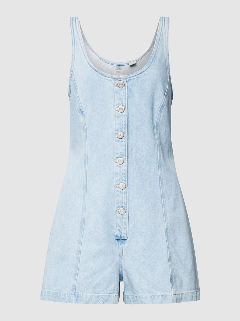 Playsuit in Jeans-Optik in jeans