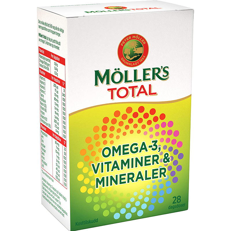 Möller's Möller's 56 stk kapsler Total