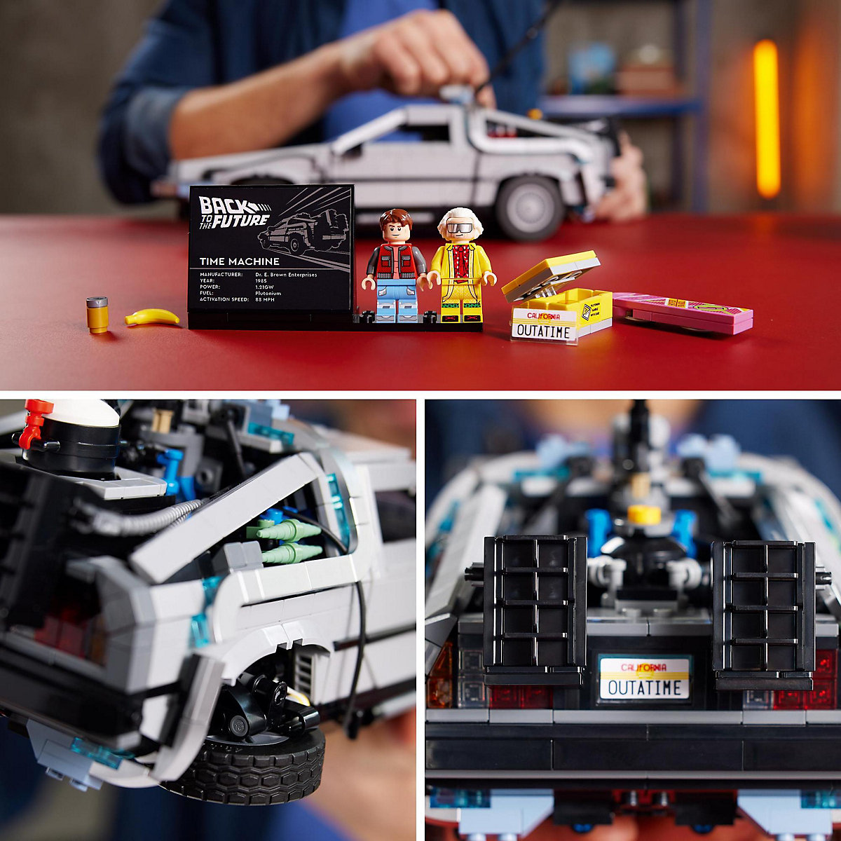 LEGO® Icons 10300 Die Zeitmaschine aus Zurück in die Zukunft
