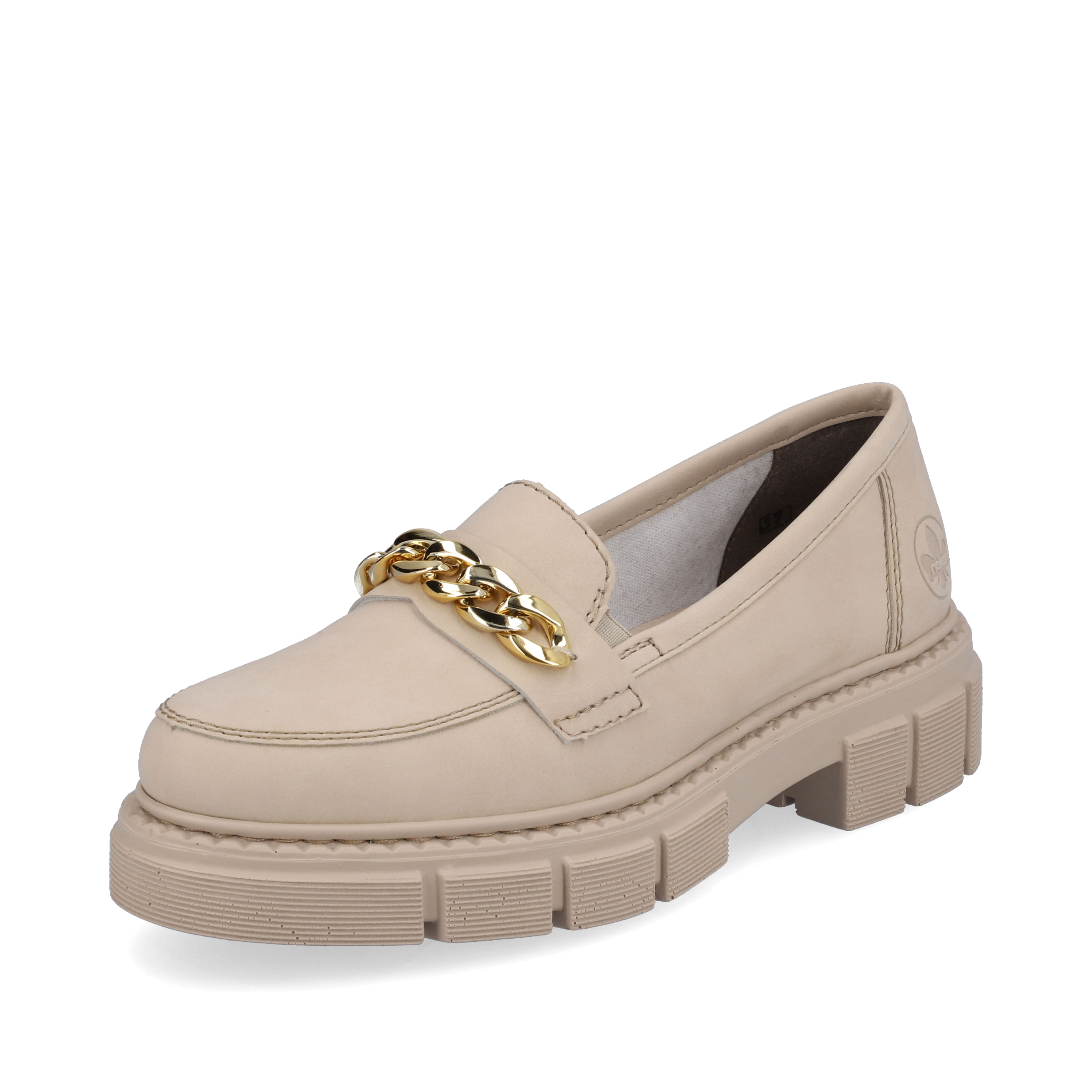 Rieker Damen Loafer hellbeige