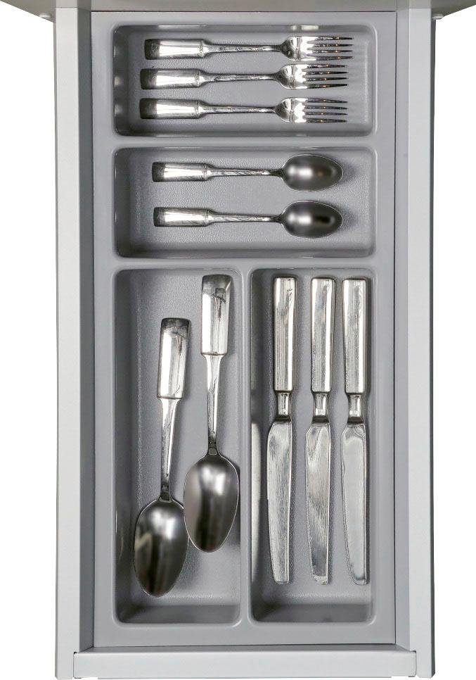 Express Küchen Küche Scafa, vormontiert, ohne E-Geräte, Vollauszug, Soft-Close, Breite 200 cm