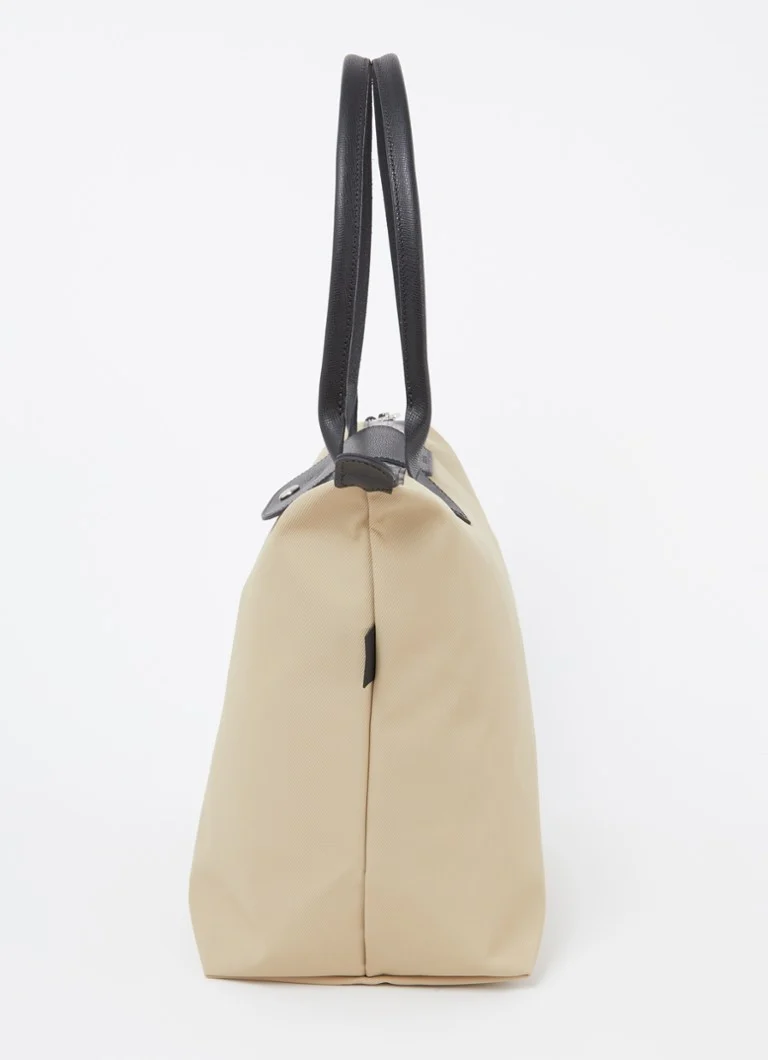 Geantă tote Longchamp Le Pliage Energy, mărimea L, cu detalii din piele.