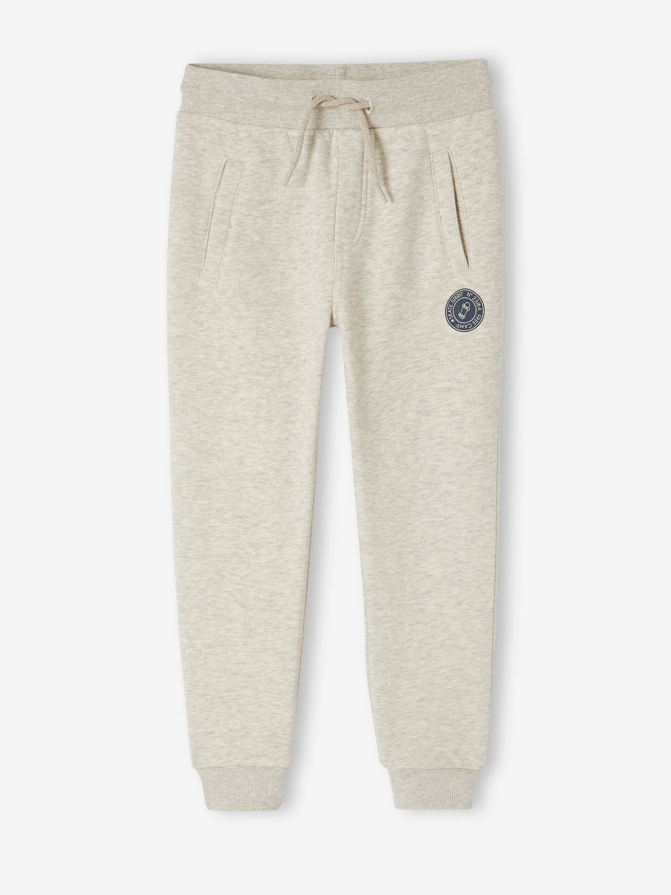 Vertbaudet Jungen Sweathose BASIC Oeko-Tex - weiß meliert