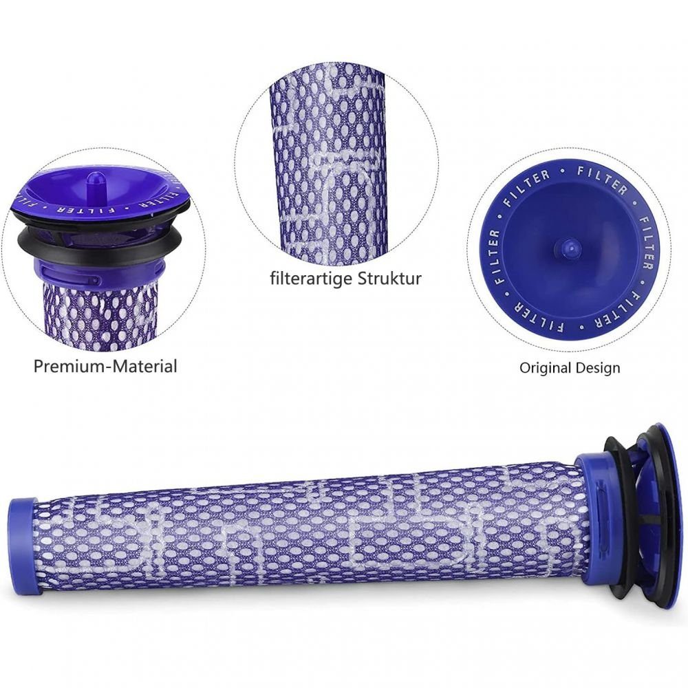 Zubehör-Set Staubsaugerfilter, Staubsaugerfilter für Dyson V8 Staubsauger, Melteine, (5-tlg)