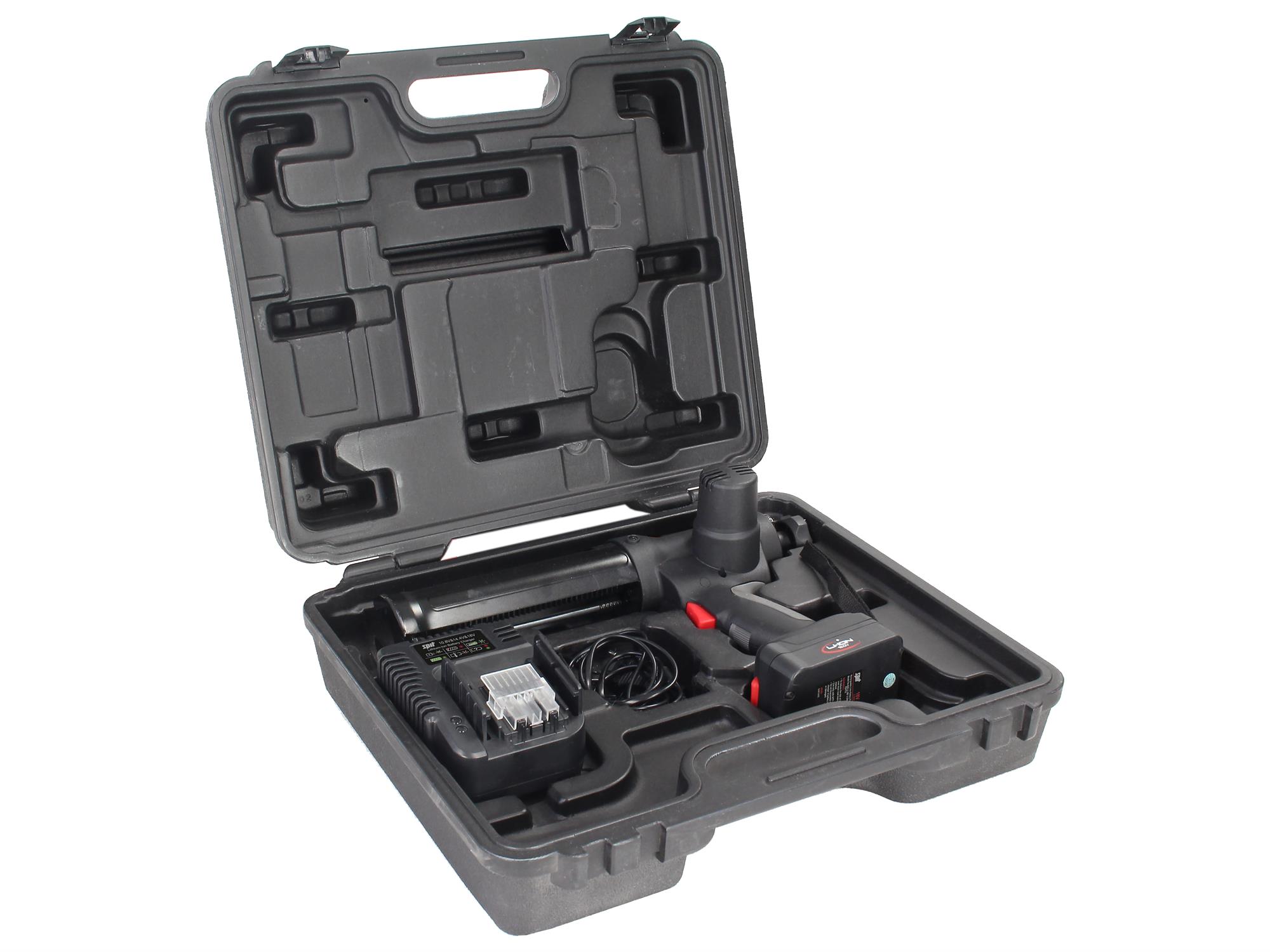 Spit 054747 Pack EGI 380-410 Vegyi horgonyzó injektáló pisztoly 18 V 2,5 Ah Li-ion akkumulátorral, tokban