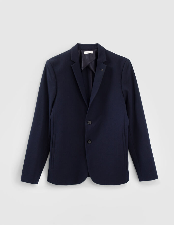 Veste de costume marine seersucker Homme