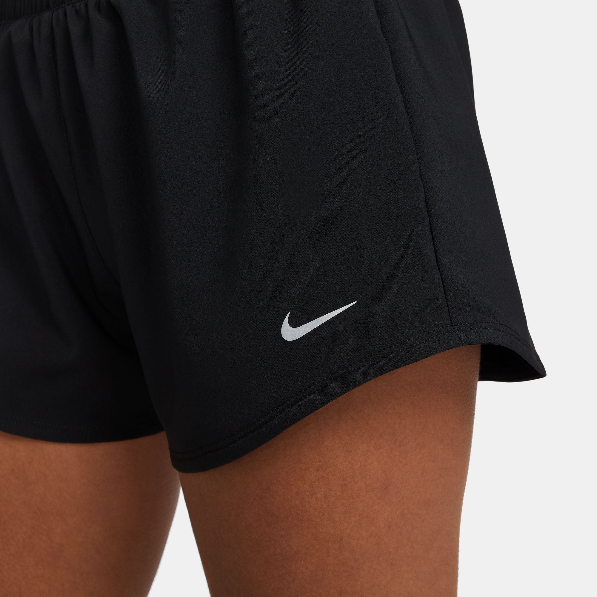 Dri-Fit One Mid Rise 3in Shorts Damen - Schwarz