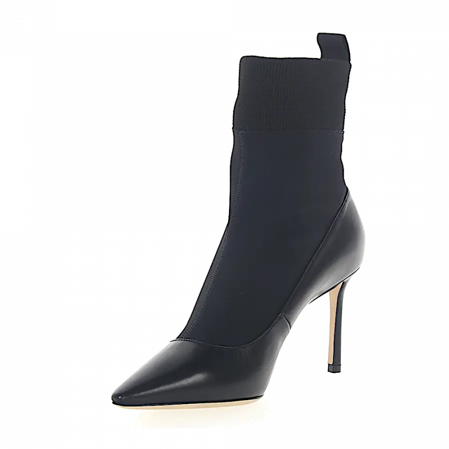 Jimmy Choo - Klassische Stiefeletten BRANDON 85 Stretch - schwarz