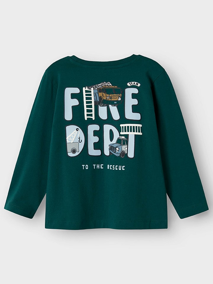 name it Longsleeve in Dunkelgrün günstig kaufen
