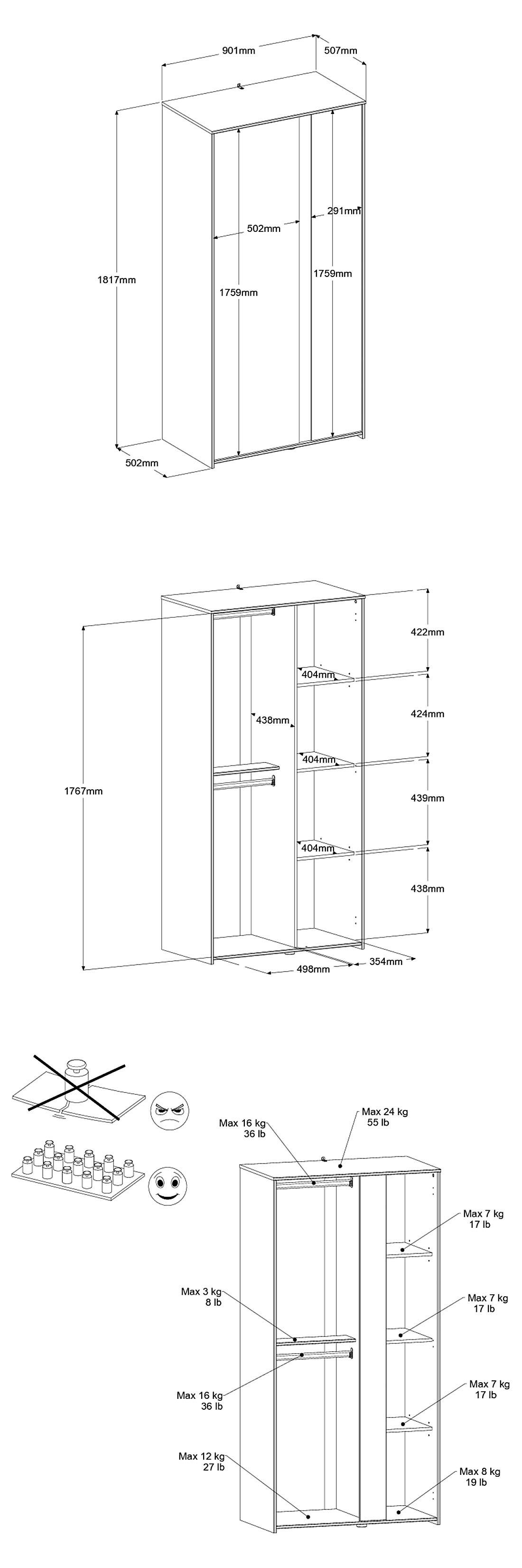 Parisot Jugendzimmer-Set Pirouette 12, (3-St)