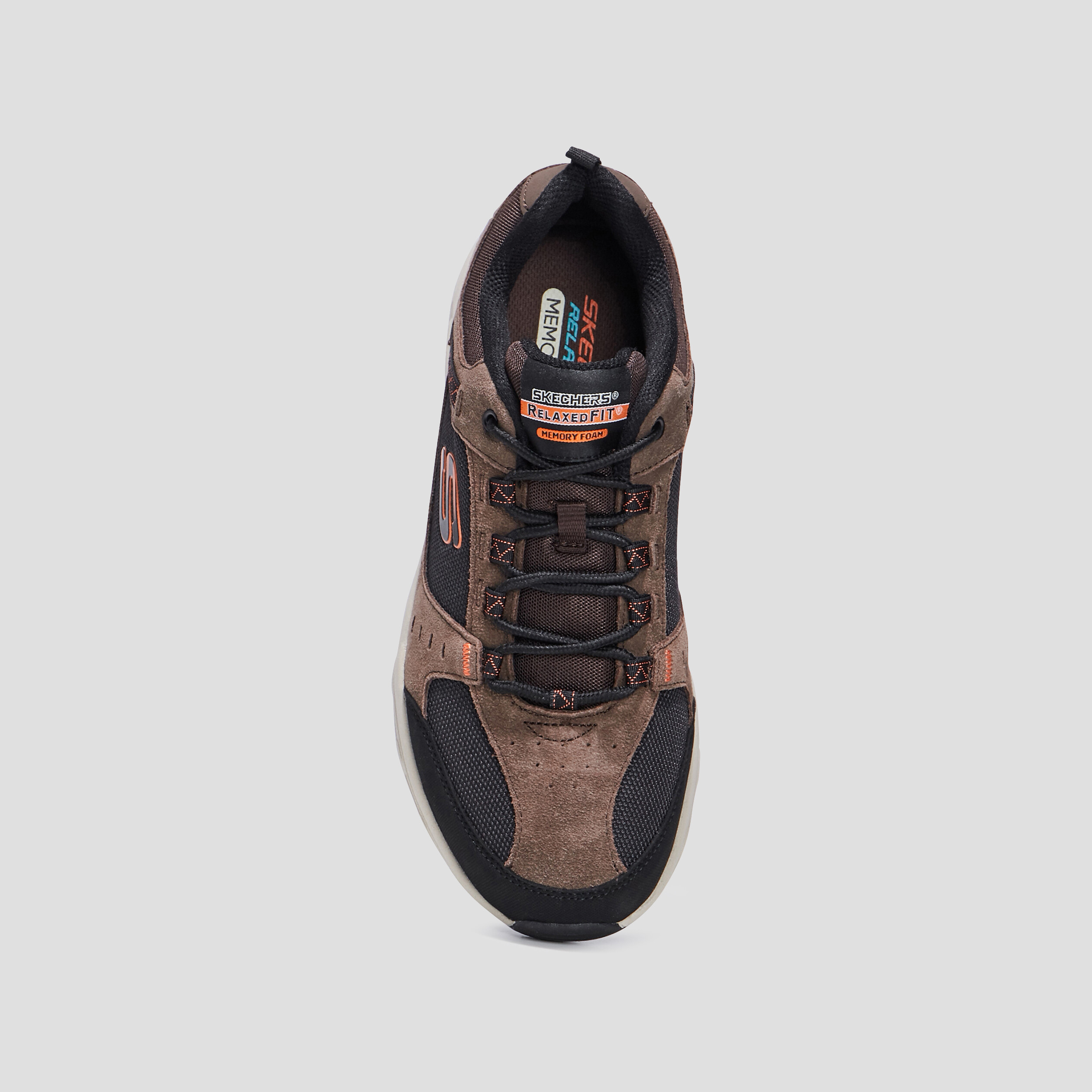 Runnings à mémoire de forme Skechers marron homme | La Halle