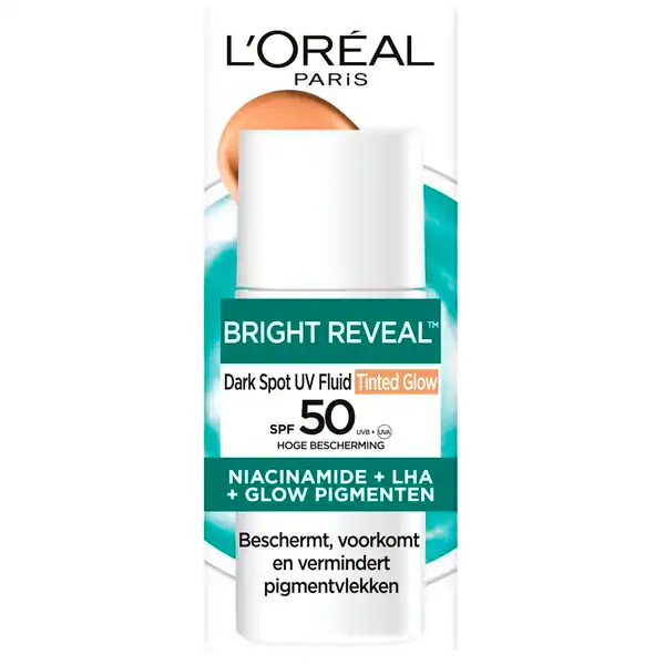 L'Oréal Paris Bright Reveal sötét foltokra SPF50 színezett UV-fluid