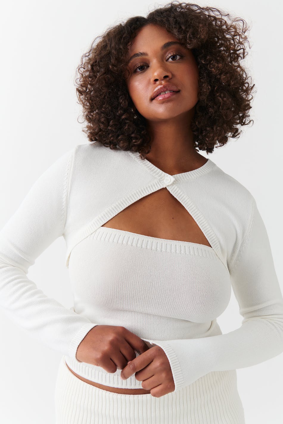 Knitted bolero