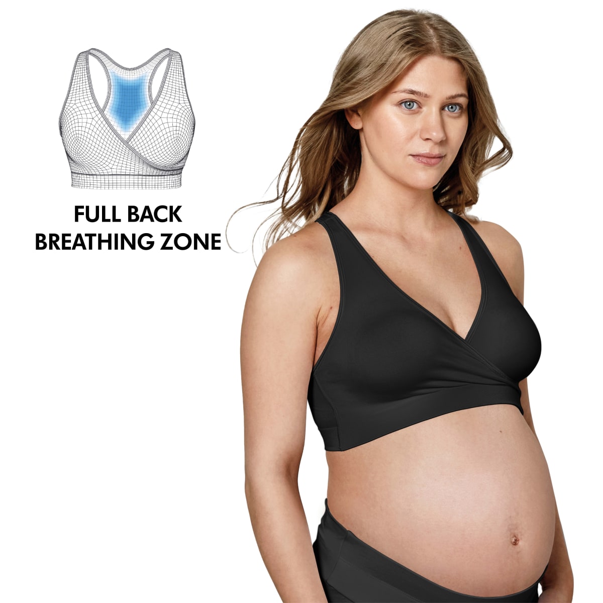 Schwangerschafts- und Still-Bustier Gr. M Keep Cool Sleep, schwarz, 1 St