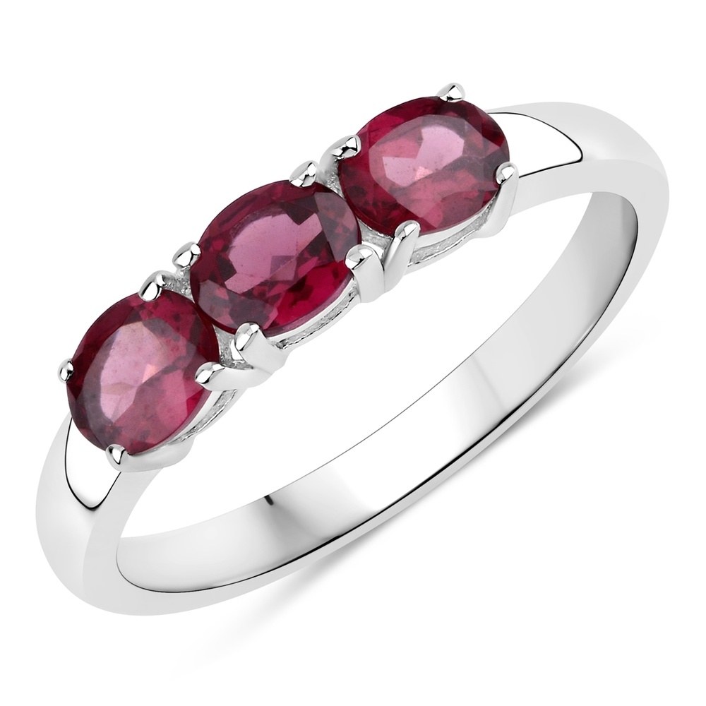 Rafaela Donata Bague Argent sterling Rhodolite en Argent Bague