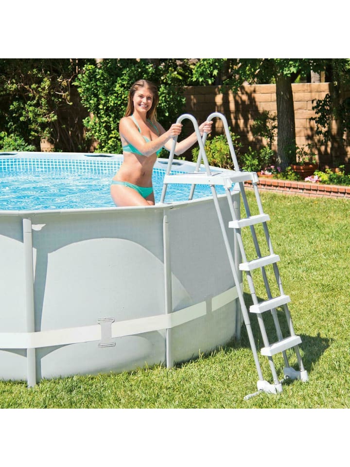 Intex Sicherheitsleiter für Pools (Höhe 122cm) in grau günstig kaufen onesize
