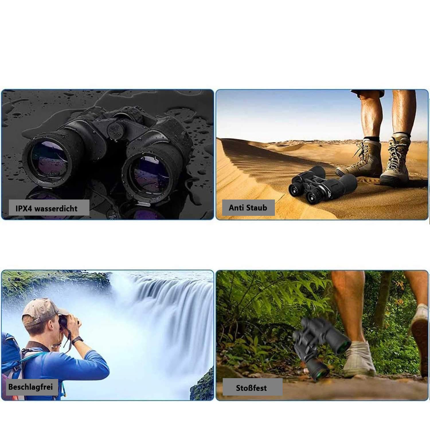 Fokelyi Fernglas,Fernglas für Erwachsene,Outdoor-Fernglas Fernglas