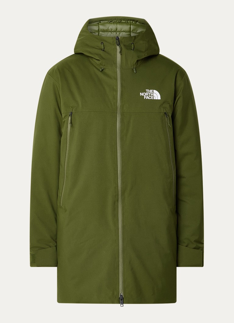 Kurtka parka pikowana The North Face Range z puchem i logo