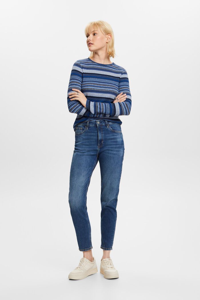 Retro-Classic-Jeans mit mittlerer Bundhöhe