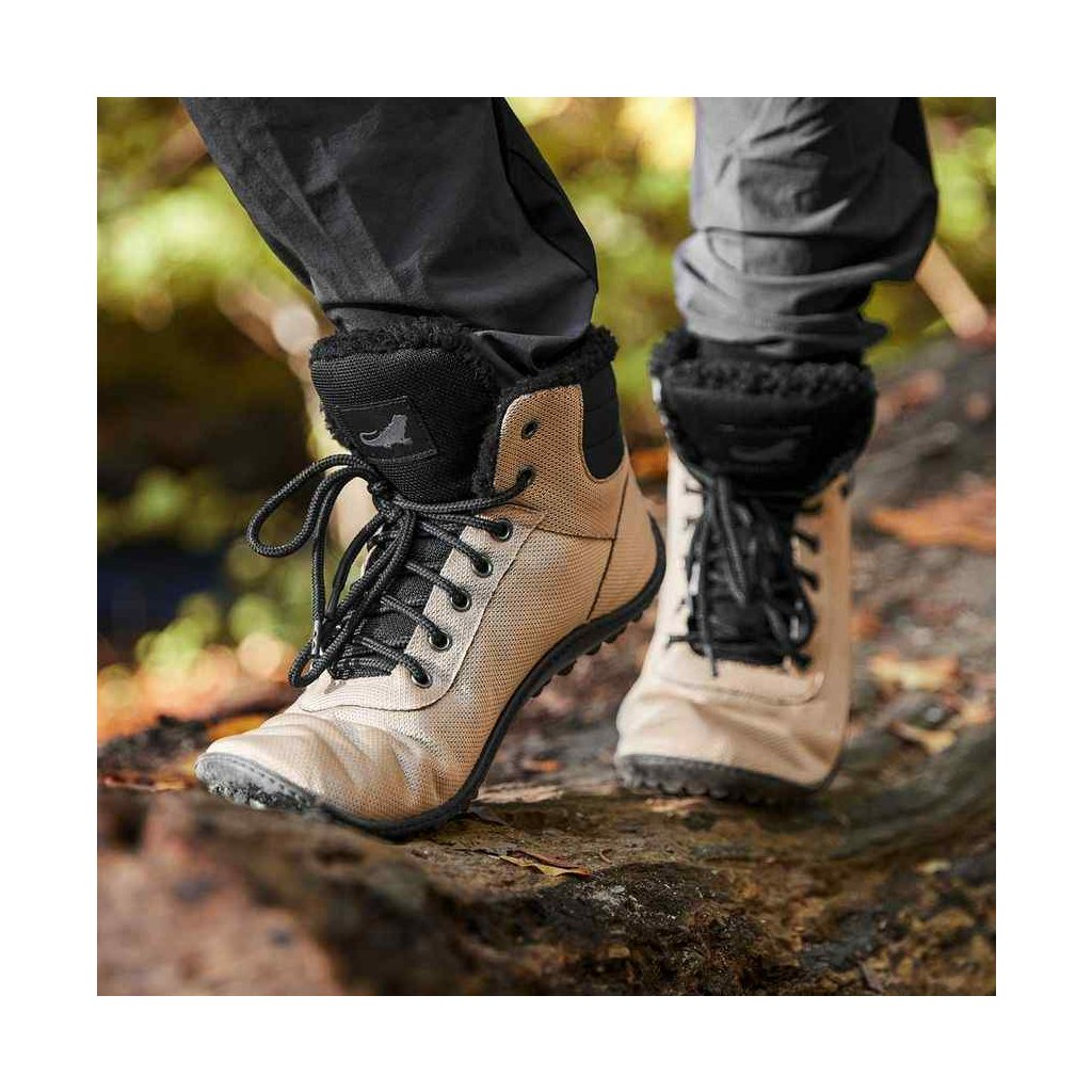 Leguano Kosmo sand Winterbarfußschuhe