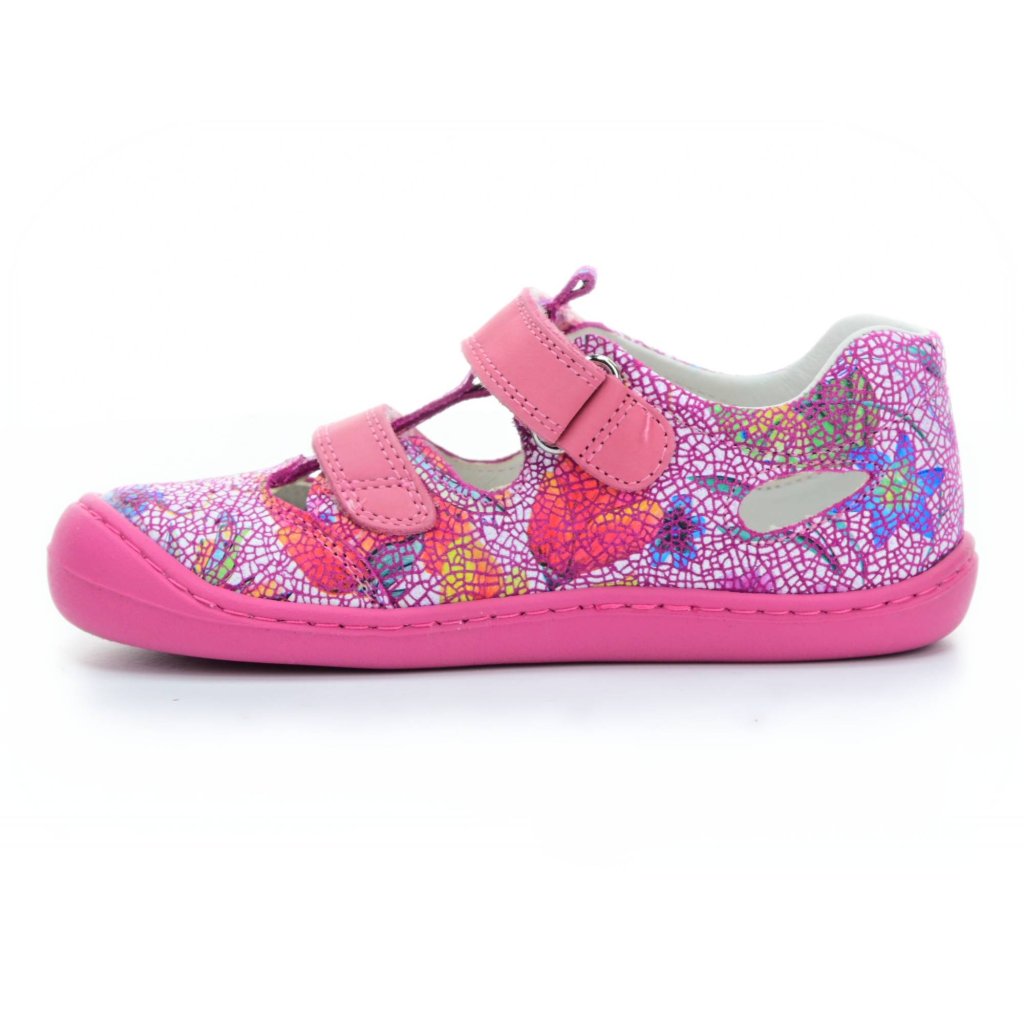 Koel4kids Bep Medium Fantasy Fuchsia Flowers Barfußsandalen