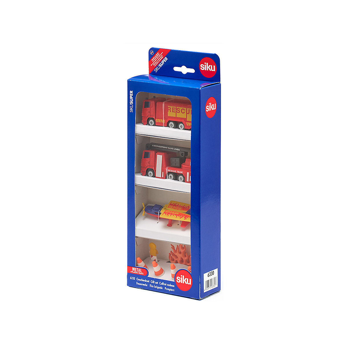 SIKU Super 6330 Geschenkset Feuerwehr