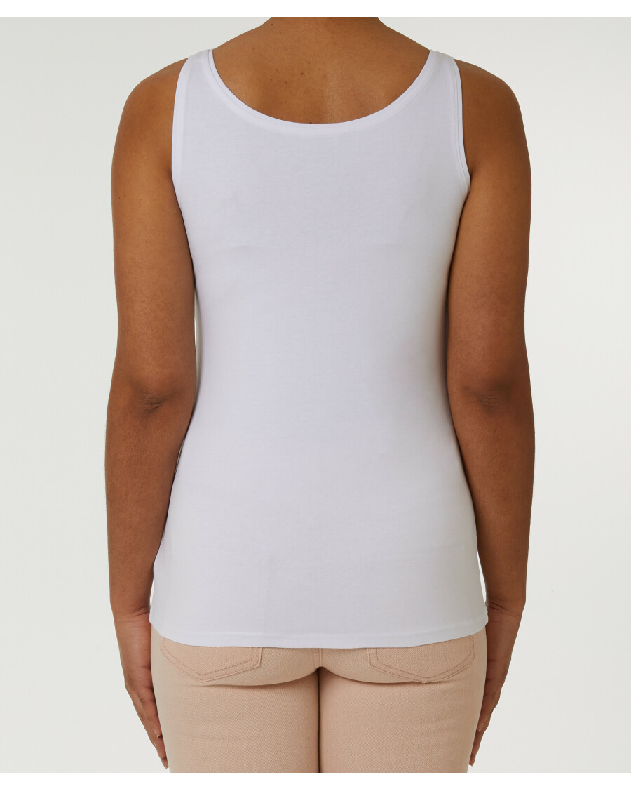 Weißes Tanktop