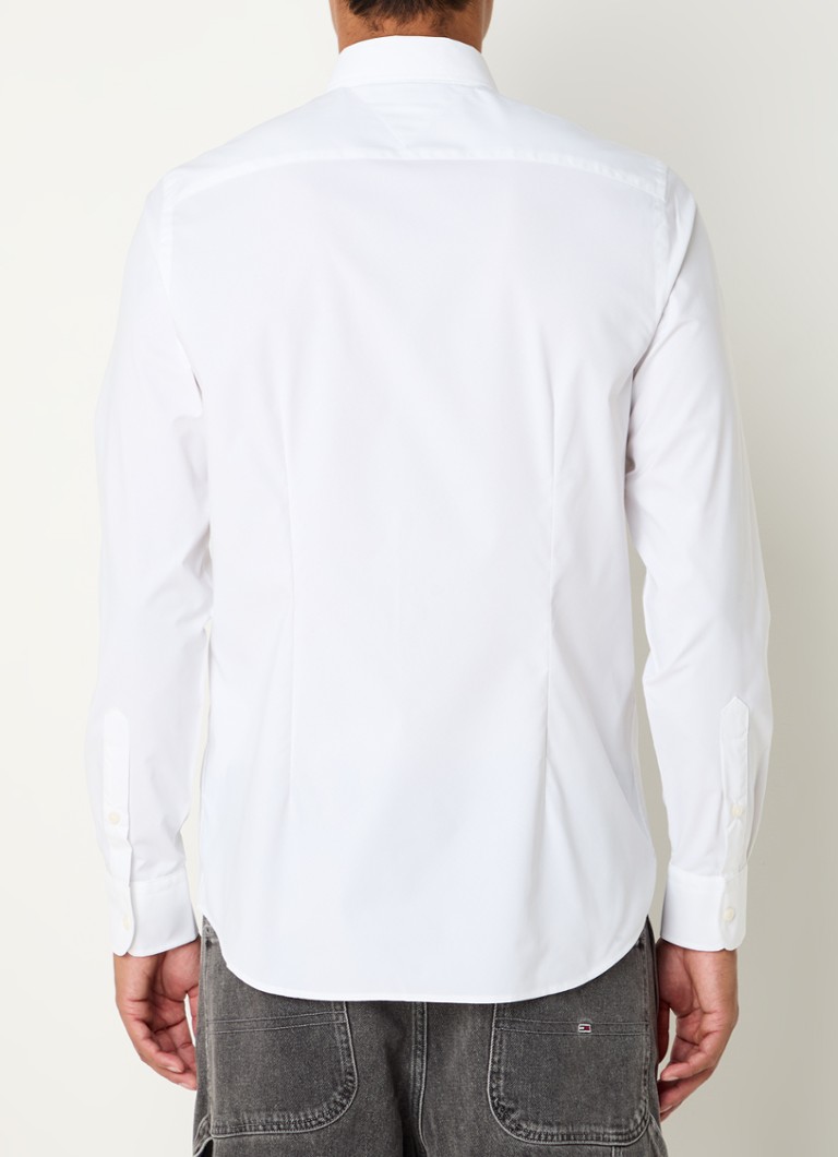 Tommy Hilfiger slim fit majica z vezenim logotipom