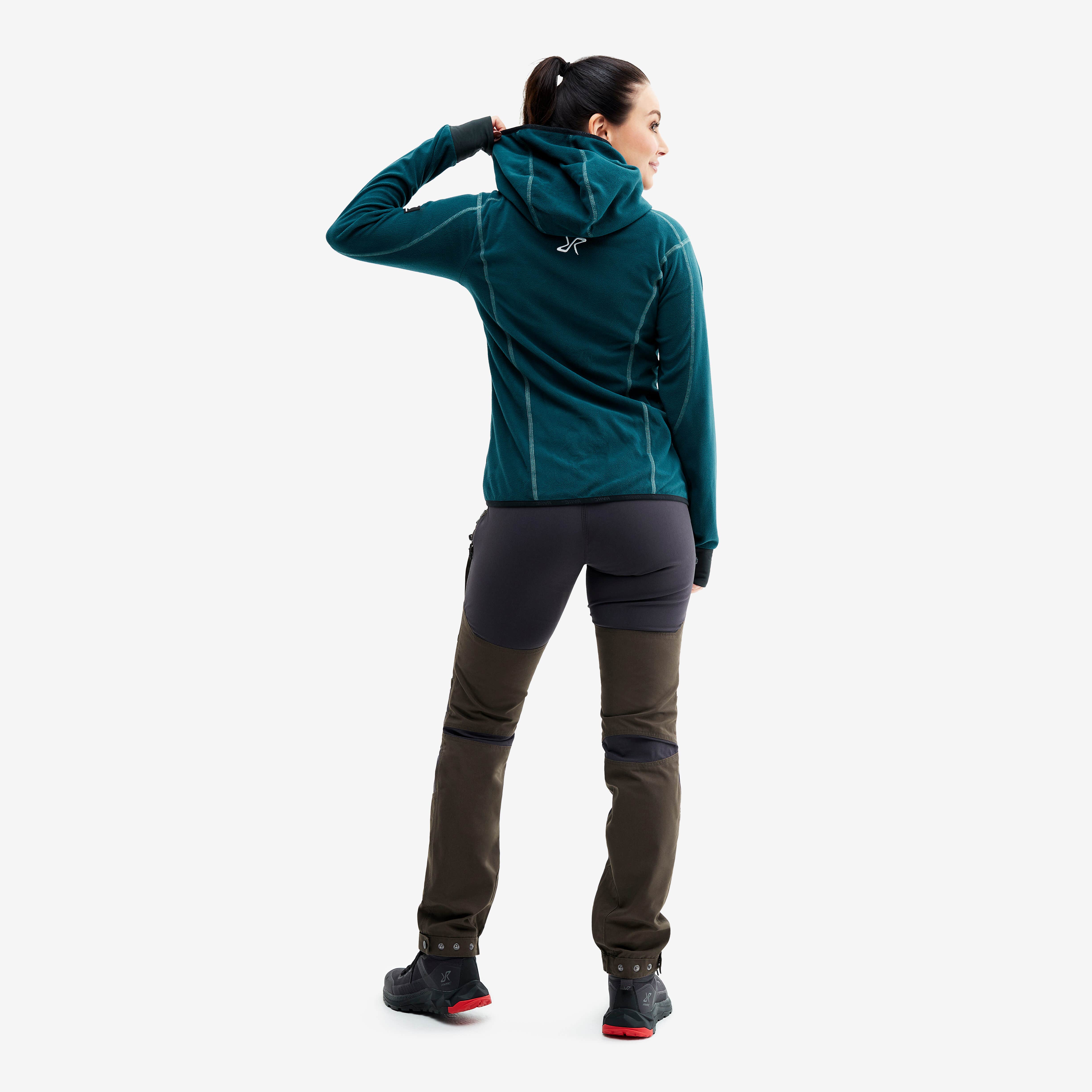 Trekker Hoodie Femme Teal