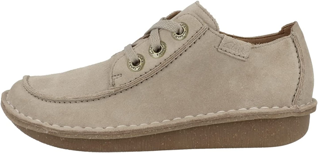 CLARKS Freizeit Schnürer taupe