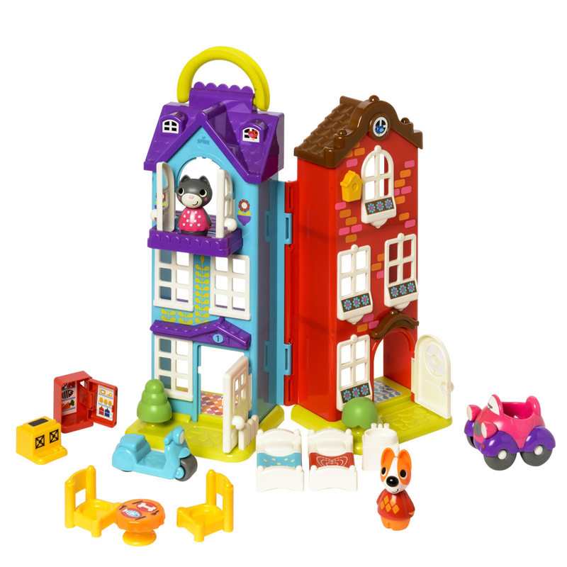 Maison nomade pliable et 12 accessoires Oxybul