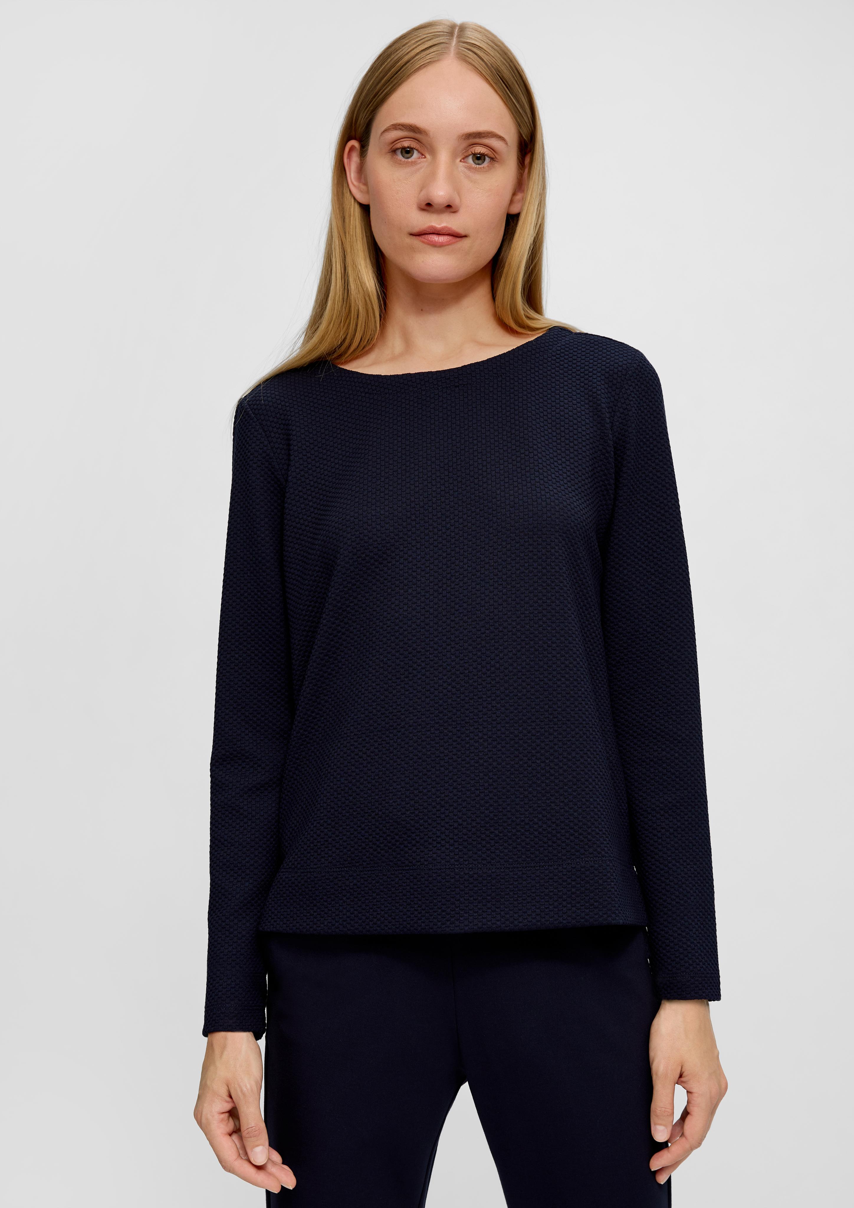 Sweatshirt mit Dobby-Struktur  2141195-5959