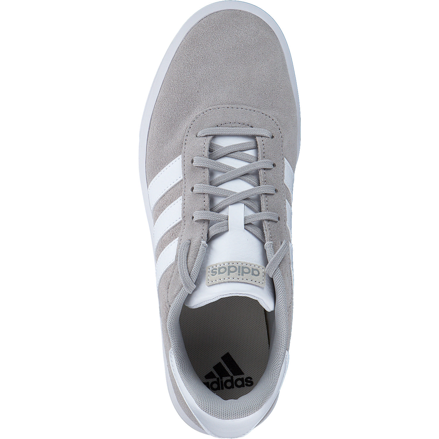 Adidas Court Platform Suede, Schnürschuhe, Grau